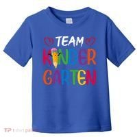 Team Kindergarten Teachers Funny Kindergarten Teacher Gift Toddler T-Shirt thumb 0
