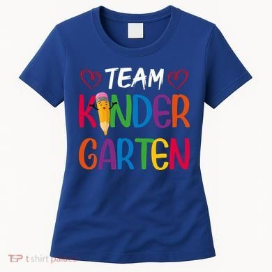 Team Kindergarten Teachers Funny Kindergarten Teacher Gift Women's T-Shirt