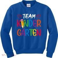 Team Kindergarten Teachers Funny Kindergarten Teacher Gift Kids Sweatshirt thumb 0