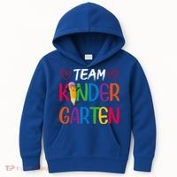 Team Kindergarten Teachers Funny Kindergarten Teacher Gift Kids Hoodie thumb 0