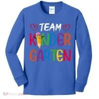 Team Kindergarten Teachers Funny Kindergarten Teacher Gift Kids Long Sleeve Shirt thumb 0