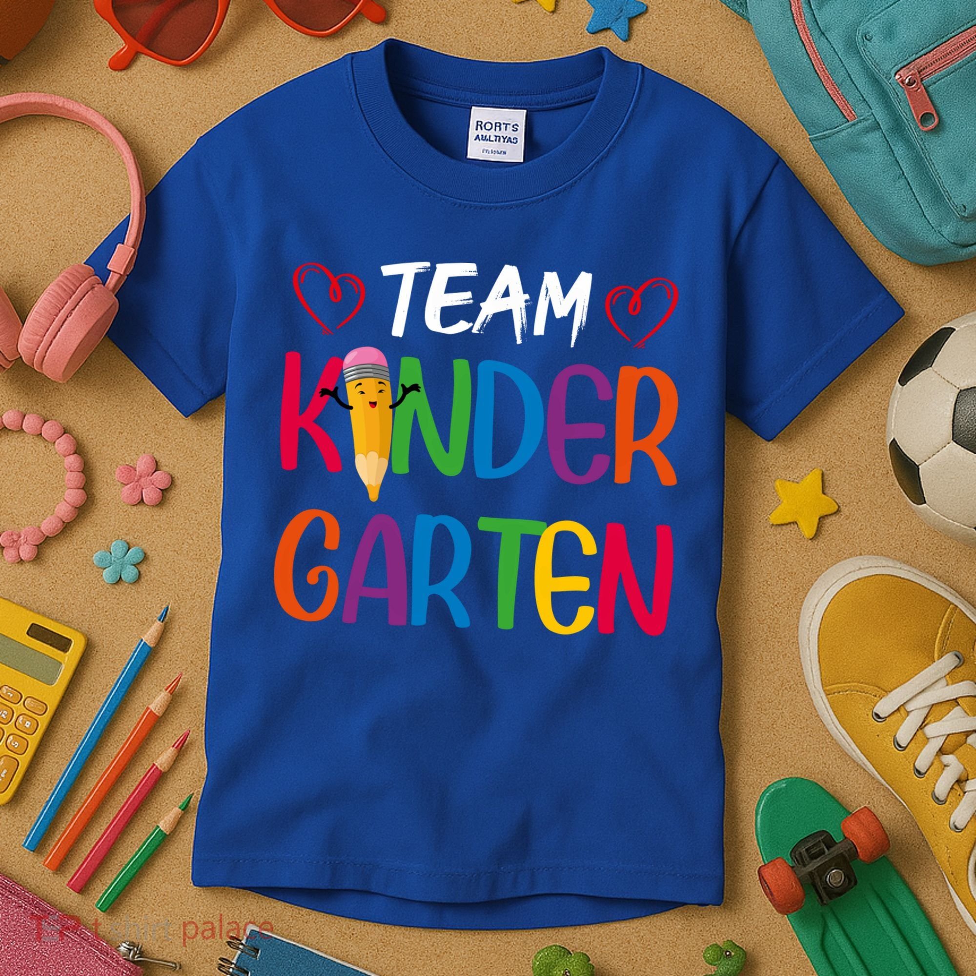 Team Kindergarten Teachers Funny Kindergarten Teacher Gift Kids T-Shirt