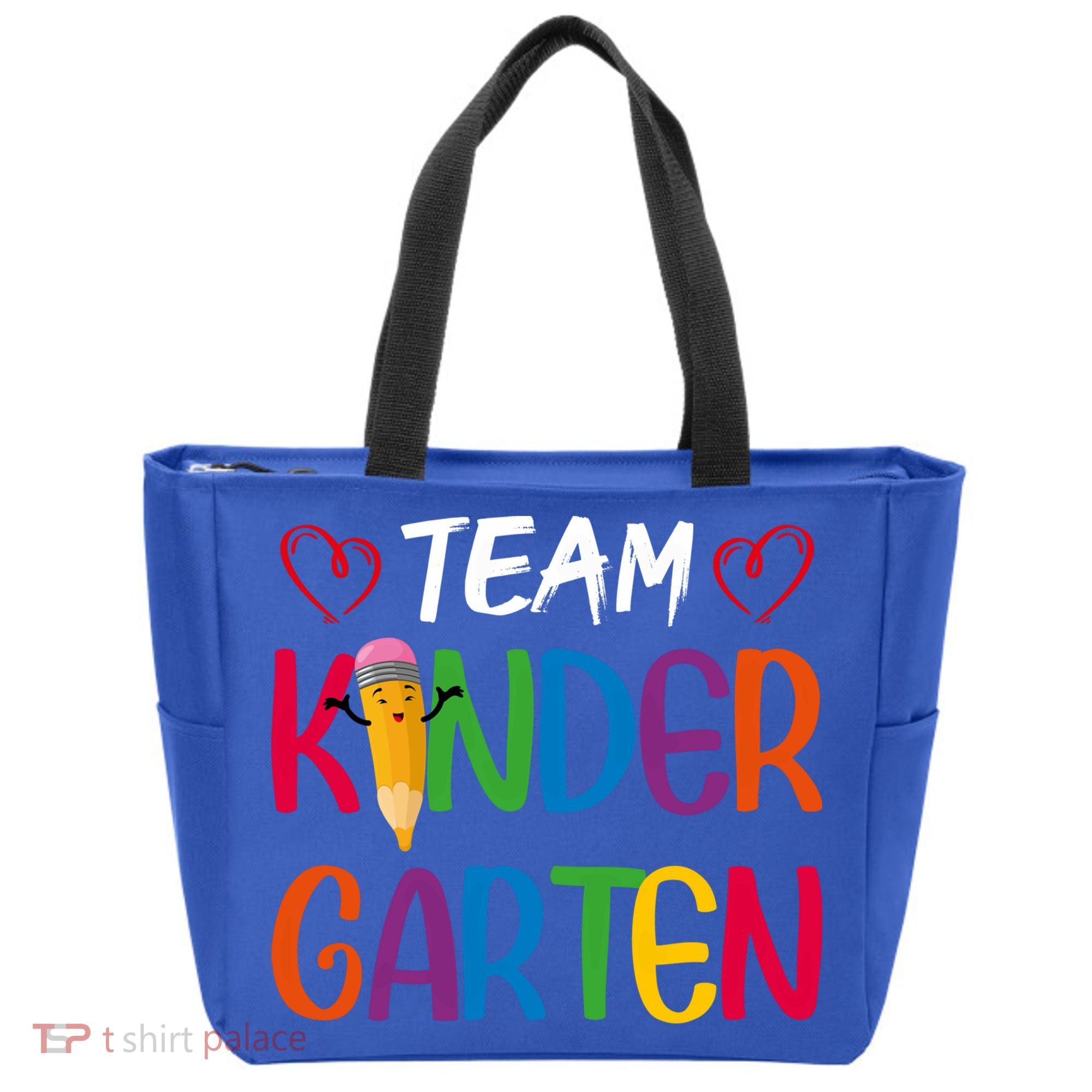 Team Kindergarten Teachers Funny Kindergarten Teacher Gift Tote Bag
