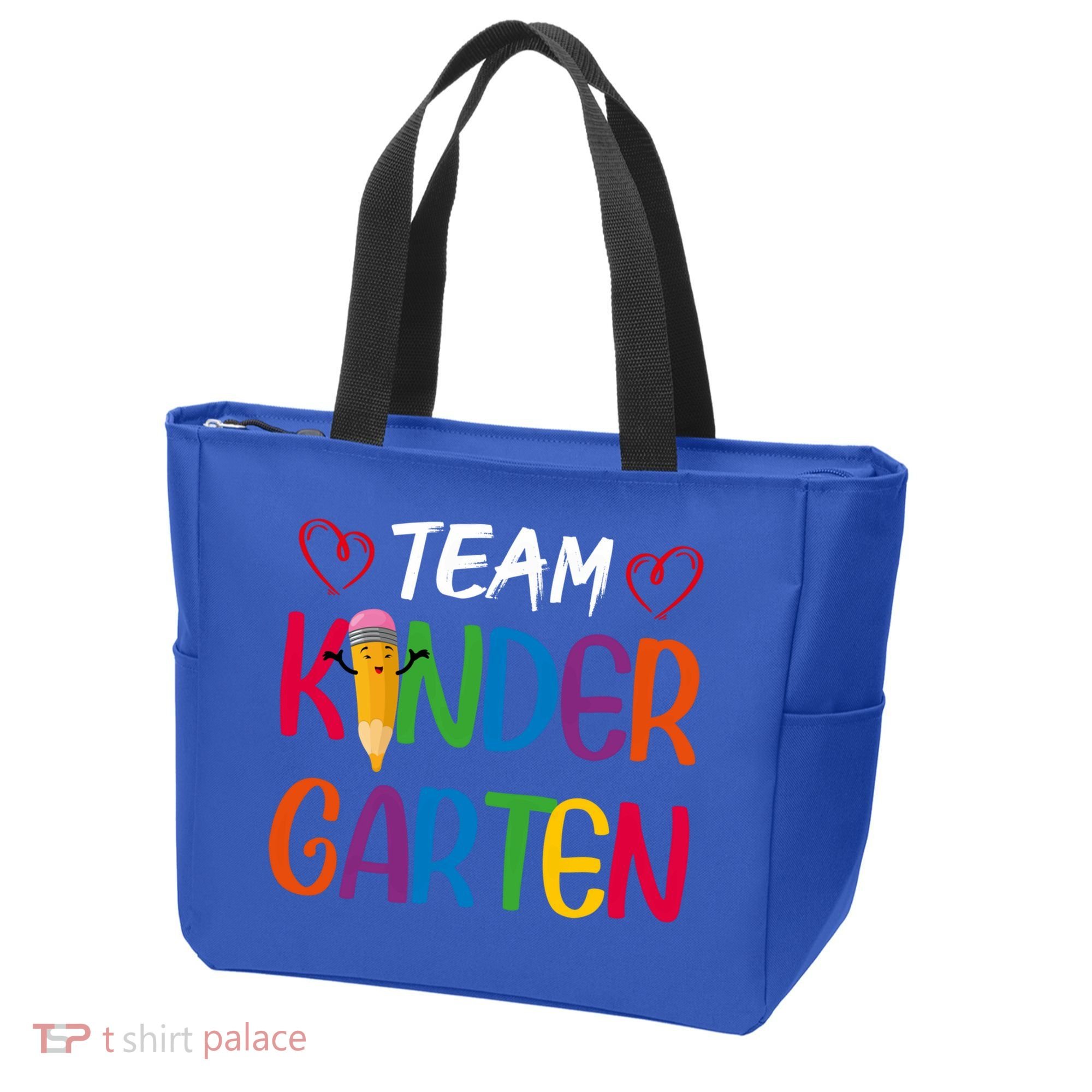 Team Kindergarten Teachers Funny Kindergarten Teacher Gift Tote Bag