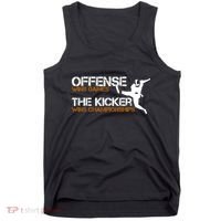 The Kicker Wins Championships Football Tank Top thumb 0