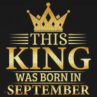 This King Was Born In September Birthday Celebration Gift Ornament thumb 1