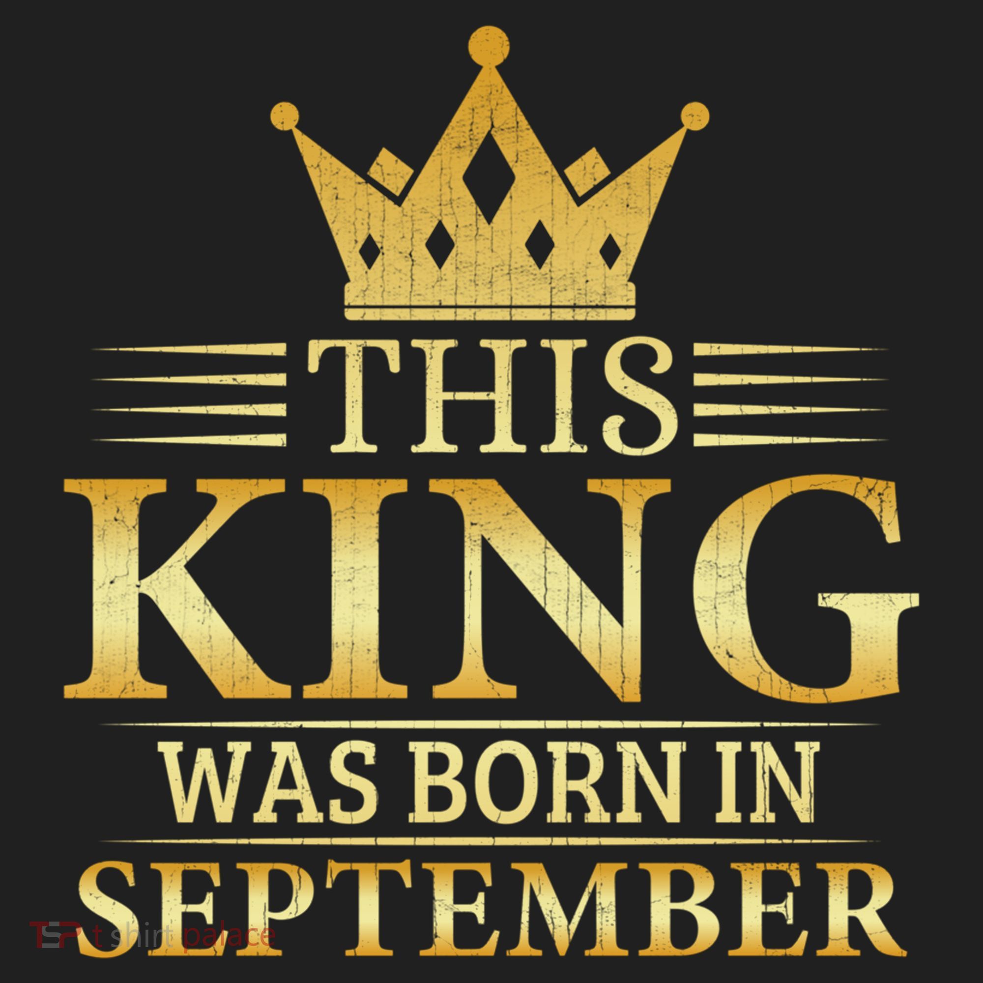 This King Was Born In September Birthday Celebration Gift Hat