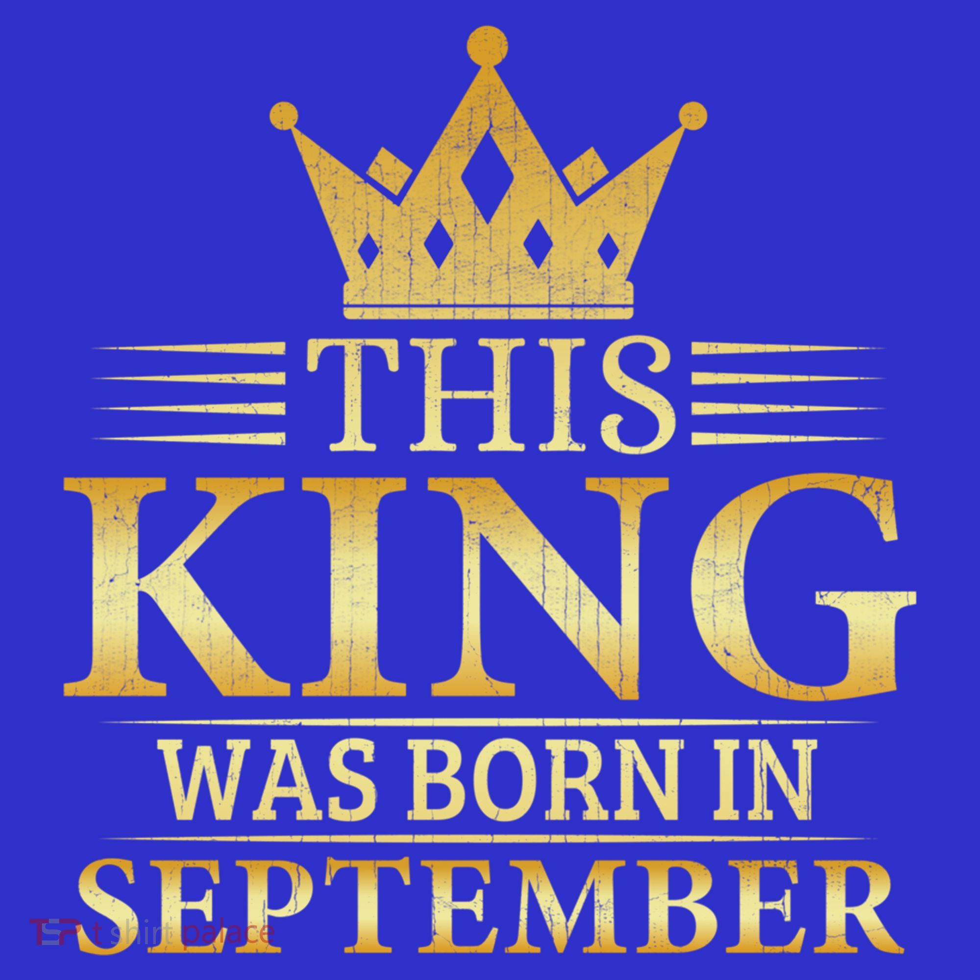 This King Was Born In September Birthday Celebration Gift Tote Bag