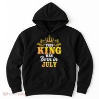 This King Was Born In July Birthday Party Celebration Hoodie thumb 0