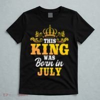 This King Was Born In July Birthday Party Celebration T-Shirt thumb 5