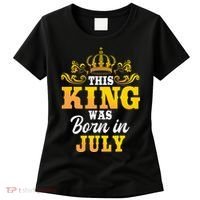 This King Was Born In July Birthday Party Celebration Women's T-Shirt thumb 0