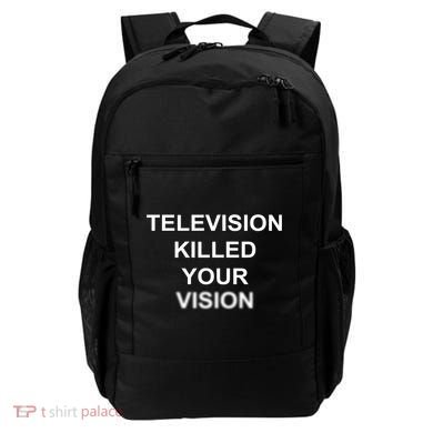 Television Killed Your Vision Backpack