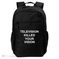 Television Killed Your Vision Backpack thumb 0