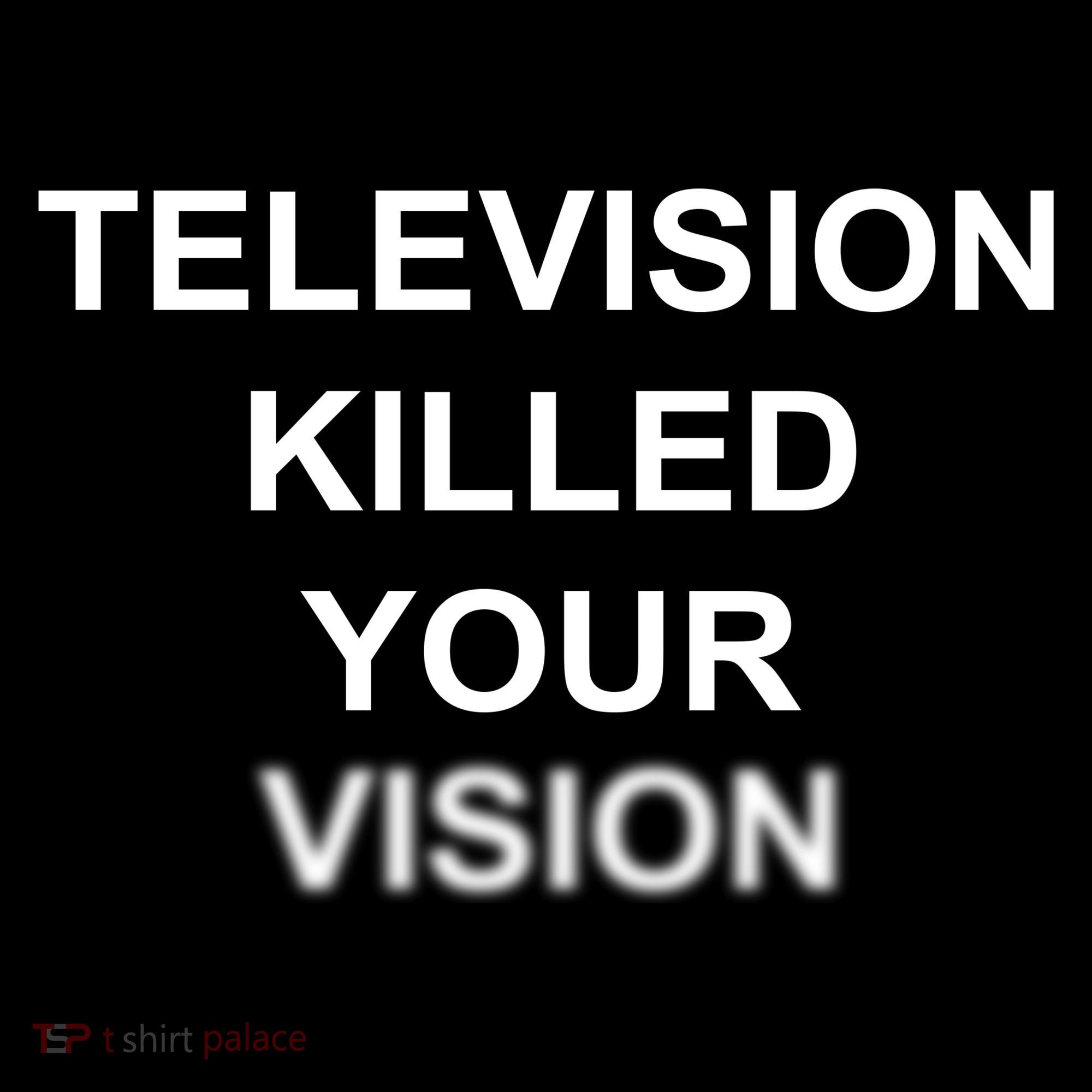 Television Killed Your Vision Toddler Hoodie