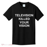 Television Killed Your Vision Kids T-Shirt thumb 0