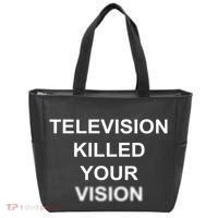 Television Killed Your Vision Tote Bag thumb 0