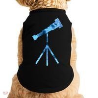 Telescope Lover Astronomy Eclipse Astronomer Stars Galaxy Doggie Tank thumb 0