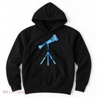 Telescope Lover Astronomy Eclipse Astronomer Stars Galaxy Hoodie thumb 0