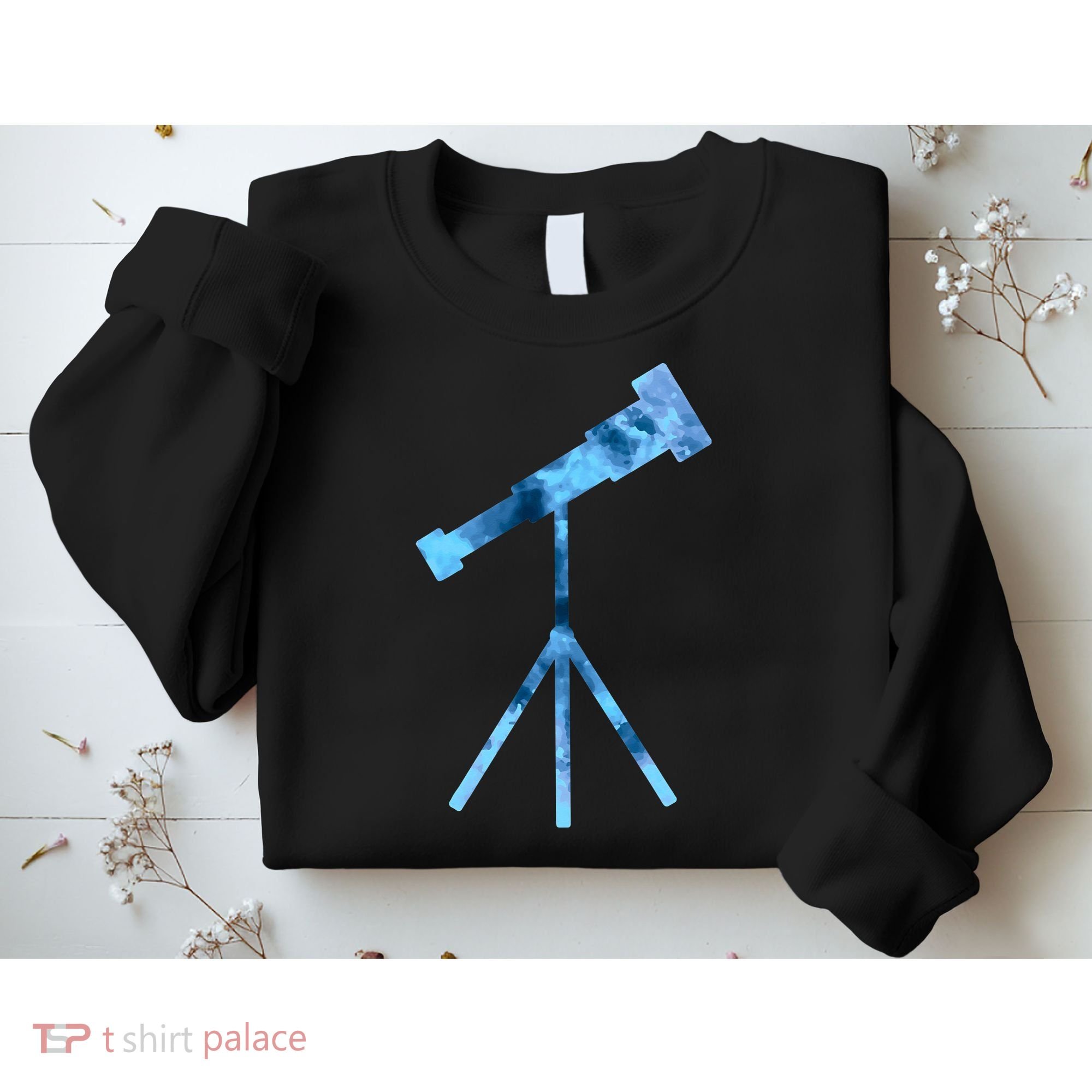 Telescope Lover Astronomy Eclipse Astronomer Stars Galaxy Sweatshirt