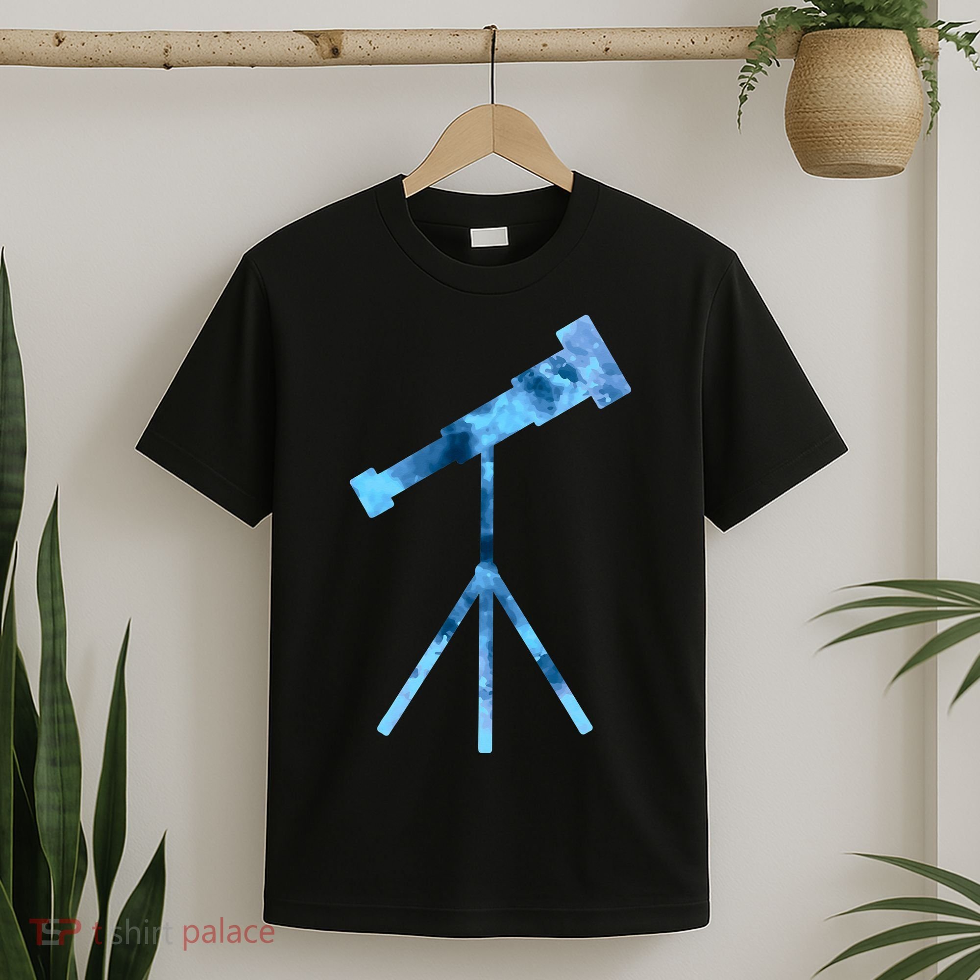 Telescope Lover Astronomy Eclipse Astronomer Stars Galaxy T-Shirt