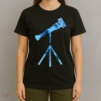 Telescope Lover Astronomy Eclipse Astronomer Stars Galaxy T-Shirt thumb 4