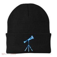 Telescope Lover Astronomy Eclipse Astronomer Stars Galaxy Beanie thumb 0