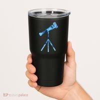 Telescope Lover Astronomy Eclipse Astronomer Stars Galaxy Tumbler thumb 2