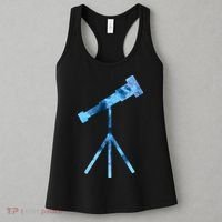 Telescope Lover Astronomy Eclipse Astronomer Stars Galaxy Women's Tank Top thumb 3