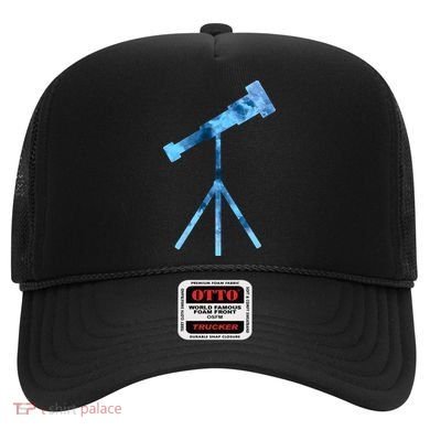 Telescope Lover Astronomy Eclipse Astronomer Stars Galaxy Hat
