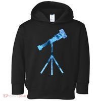 Telescope Lover Astronomy Eclipse Astronomer Stars Galaxy Toddler Hoodie thumb 0