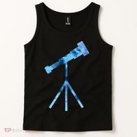 Telescope Lover Astronomy Eclipse Astronomer Stars Galaxy Tank Top thumb 2