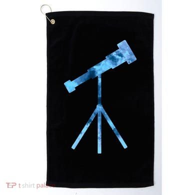 Telescope Lover Astronomy Eclipse Astronomer Stars Galaxy Golf Towel