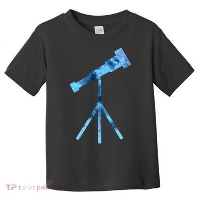 Telescope Lover Astronomy Eclipse Astronomer Stars Galaxy Toddler T-Shirt