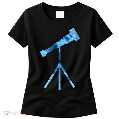 Telescope Lover Astronomy Eclipse Astronomer Stars Galaxy Women's T-Shirt