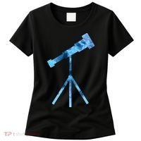 Telescope Lover Astronomy Eclipse Astronomer Stars Galaxy Women's T-Shirt thumb 0