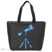 Telescope Lover Astronomy Eclipse Astronomer Stars Galaxy Tote Bag thumb 0