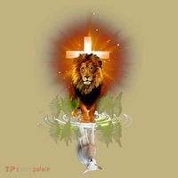 The Lion And The Lamb Water Reflection Jesus Christian Sweatshirt thumb 2