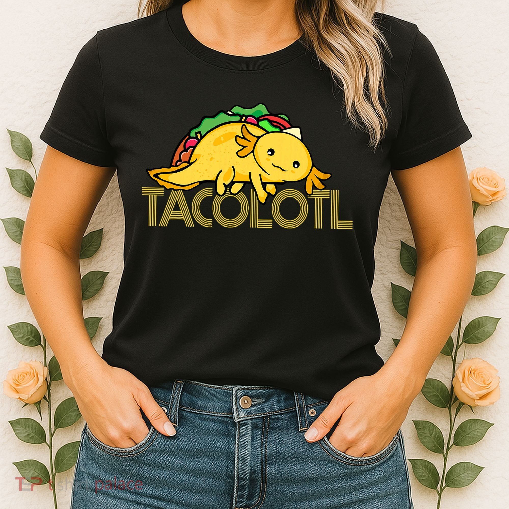 Taco Lover   Axolotl Lover Women Cute Mexican Axolotl  Women's T-Shirt