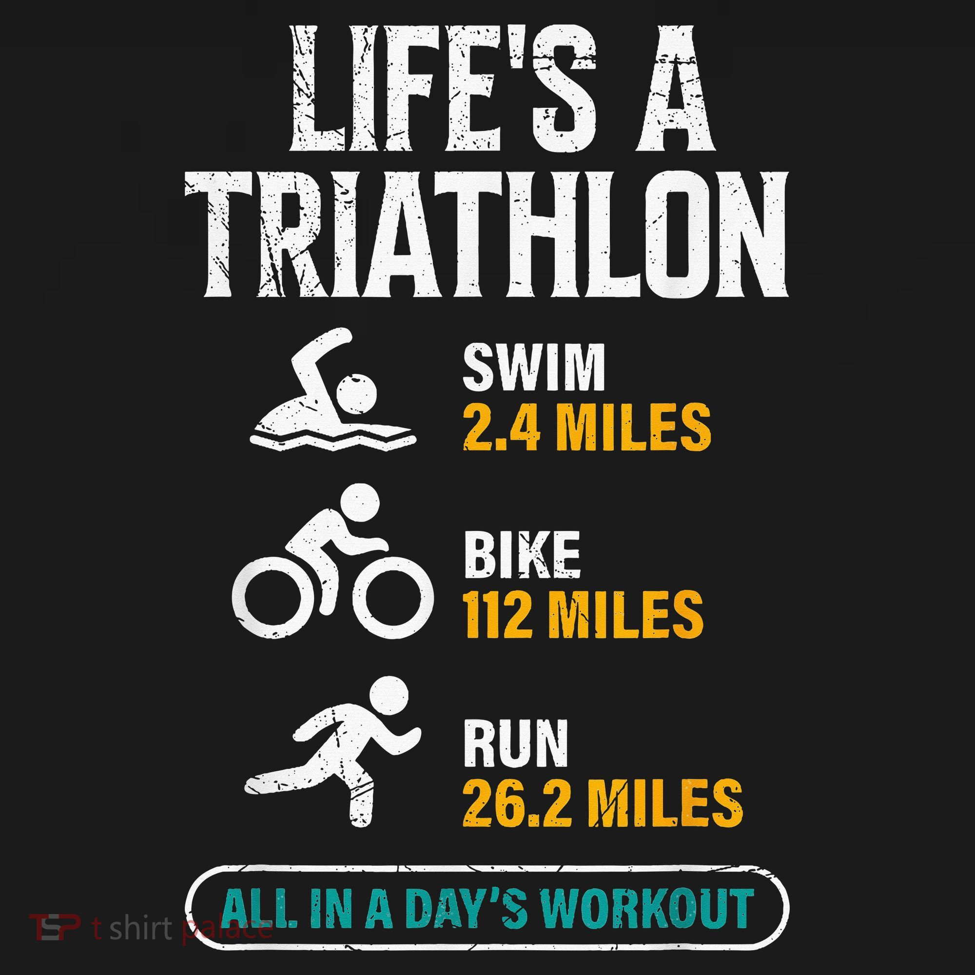 Triathlete Life's A Triathlon Funny Triathletics Women's Hoodie