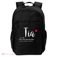 Tia Like A Mom Only Cooler Can Keep Calm New Aunt Gift Backpack thumb 0