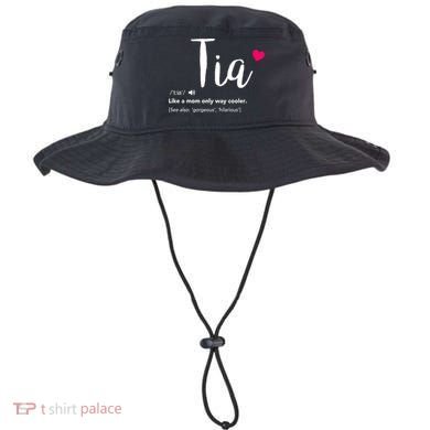 Tia Like A Mom Only Cooler Can Keep Calm New Aunt Gift Bucket Hat