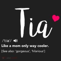 Tia Like A Mom Only Cooler Can Keep Calm New Aunt Gift Beanie thumb 2
