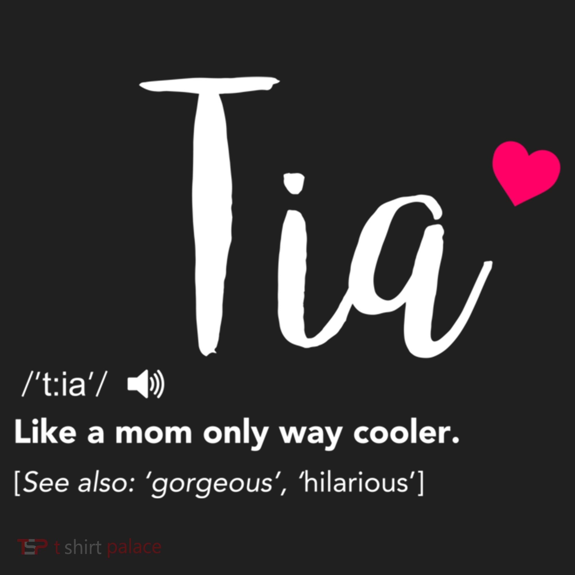 Tia Like A Mom Only Cooler Can Keep Calm New Aunt Gift Golf Towel