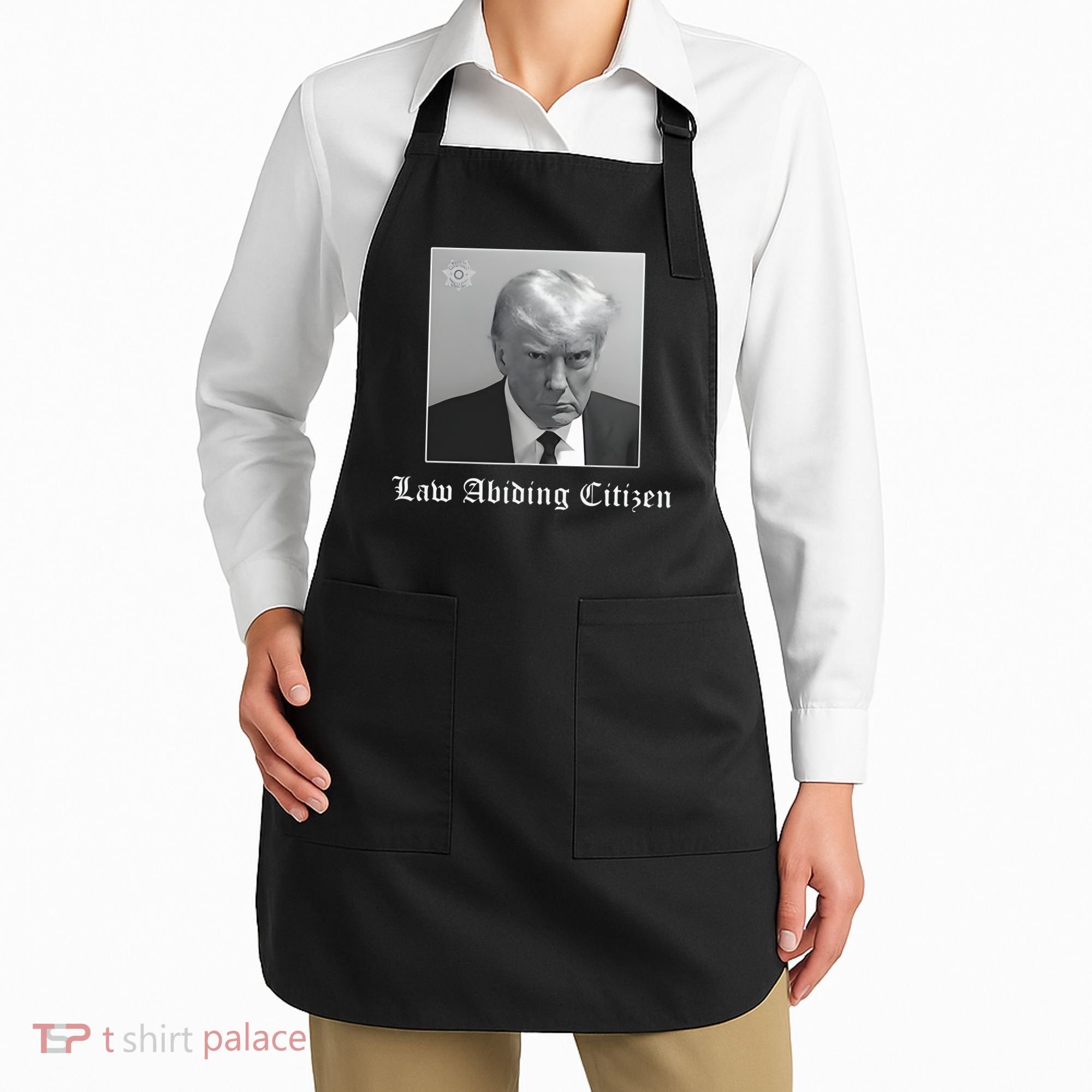 Trump Law Abiding Citizen My Ass Got Arrested Apron