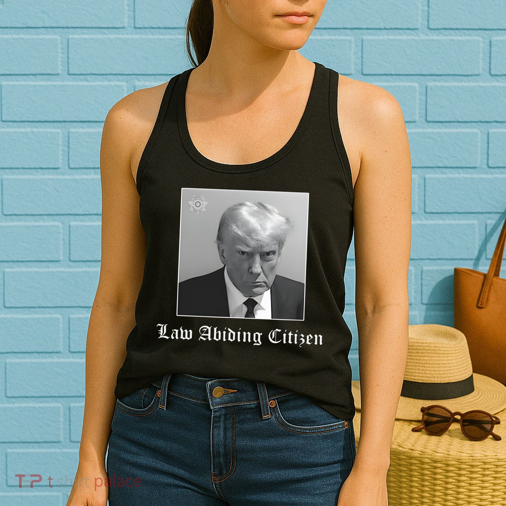 Trump Law Abiding Citizen My Ass Got Arrested Women's Tank Top