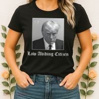 Trump Law Abiding Citizen My Ass Got Arrested Women's T-Shirt thumb 2