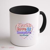 Teach Love And Inspire #Teacher Life Coffee Mug thumb 1