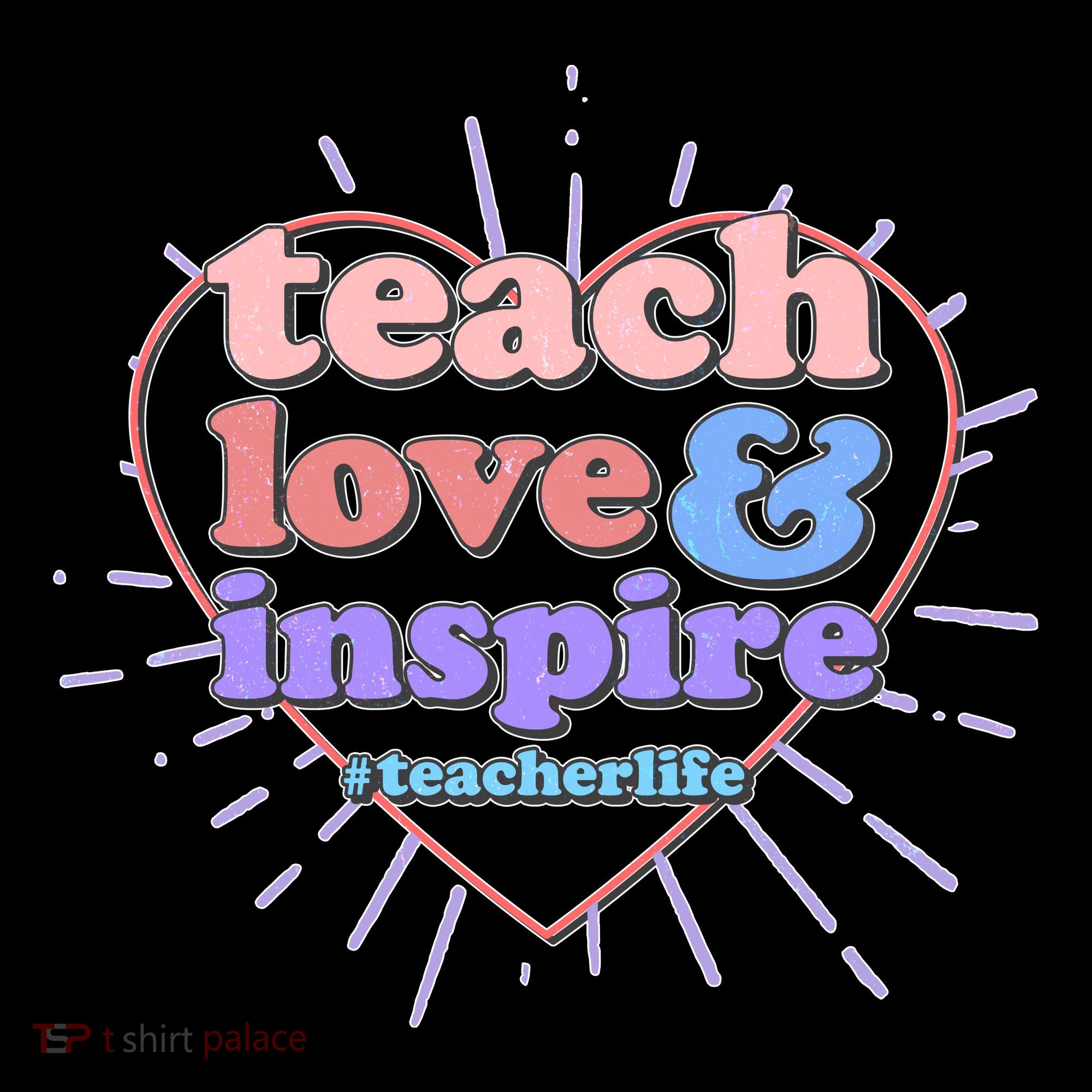 Teach Love And Inspire #Teacher Life Coffee Mug