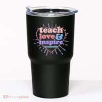 Teach Love And Inspire #Teacher Life Tumbler thumb 0