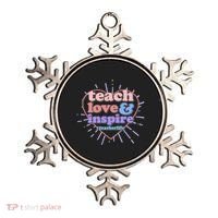 Teach Love And Inspire #Teacher Life Ornament thumb 0